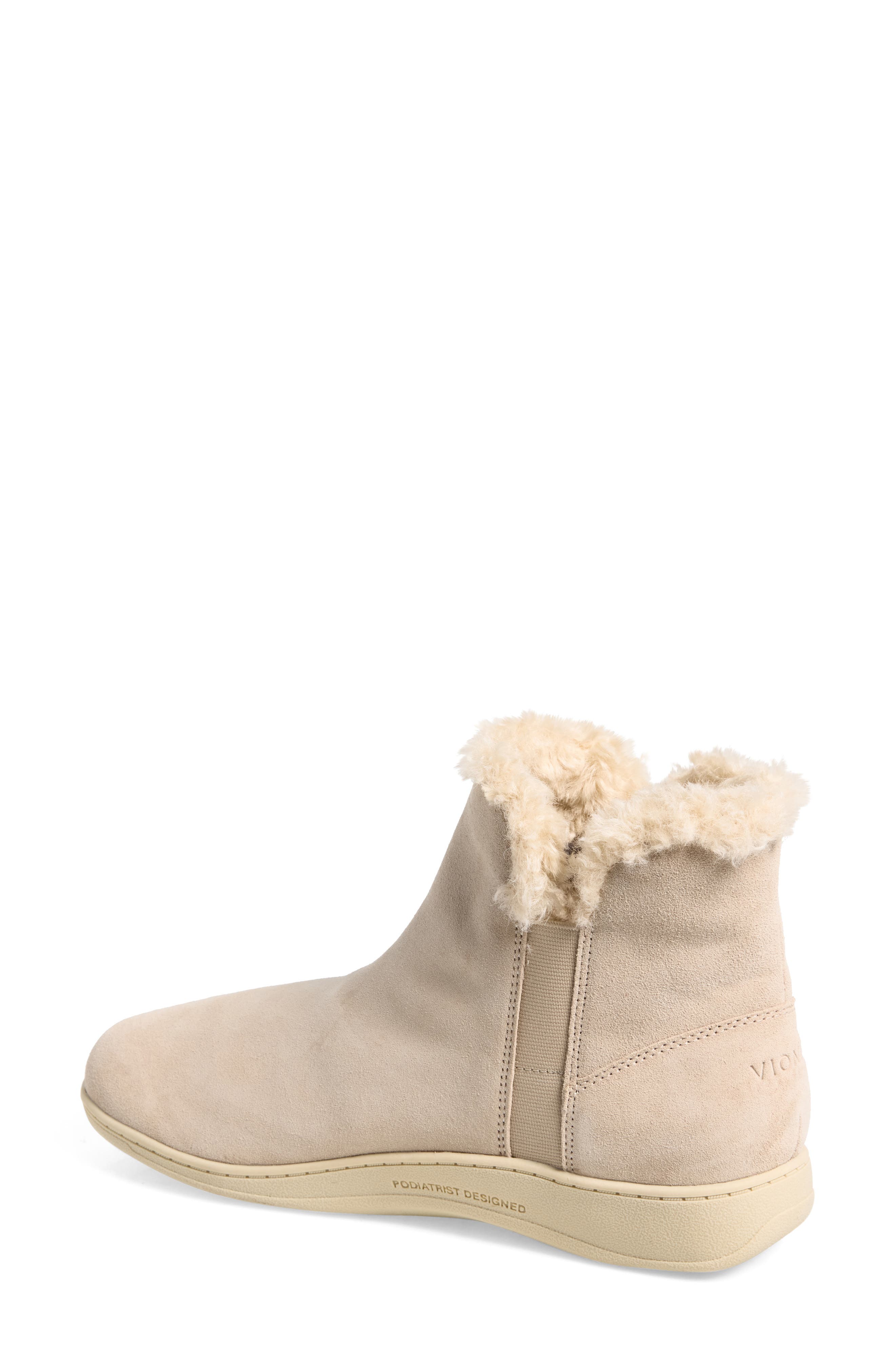 Unwind Leather Bootie, Alternate, color, OATMEAL