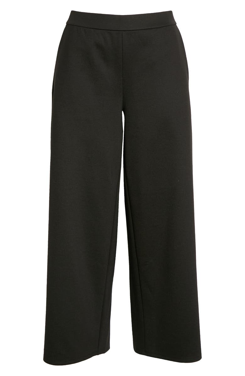 Eileen Fisher High Waist Wide Leg Ponte Pants, Alternate, color, 