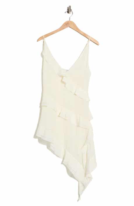 Asymmetrical Ruffle Trim Camisole