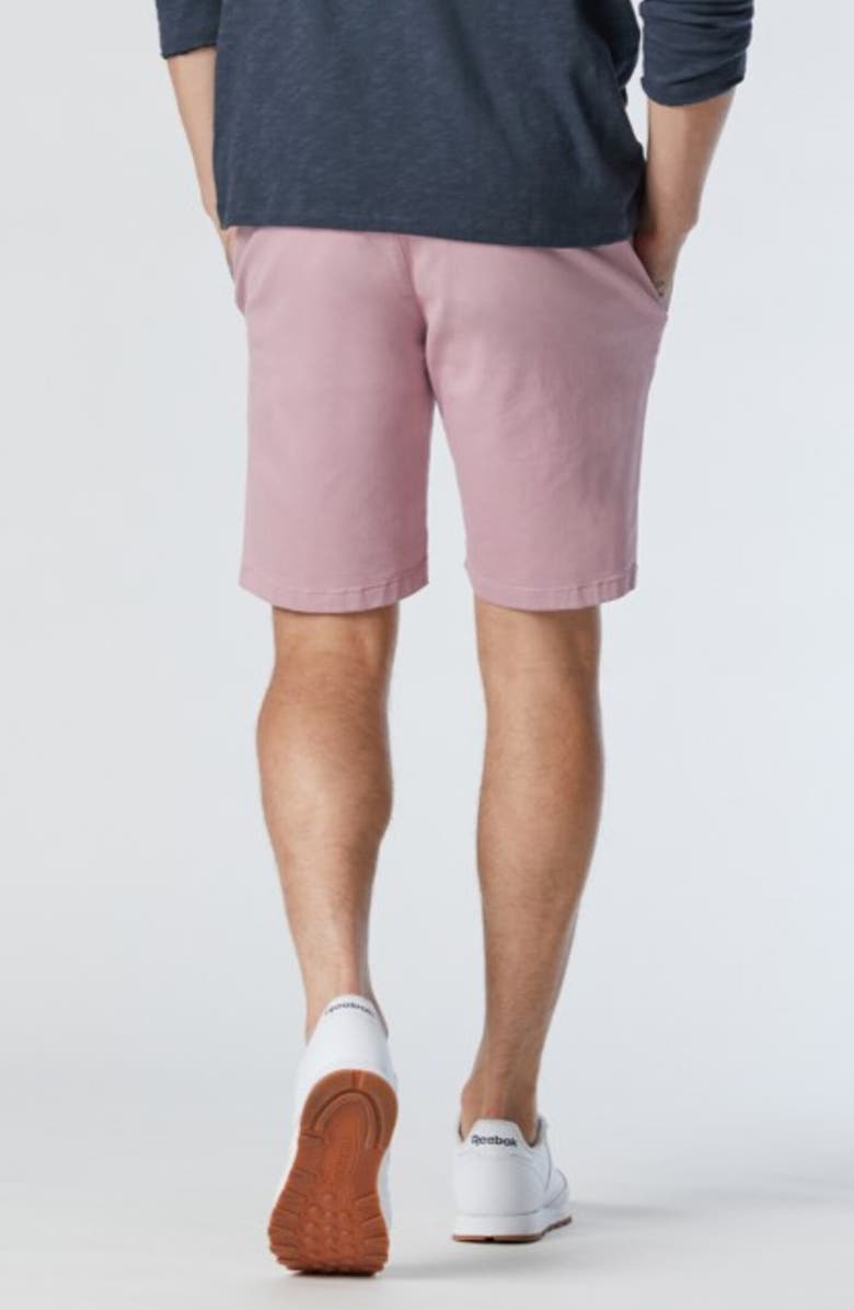 Mavi Jeans Jacob Flat Front Twill Shorts, Alternate, color, Lilas Twill