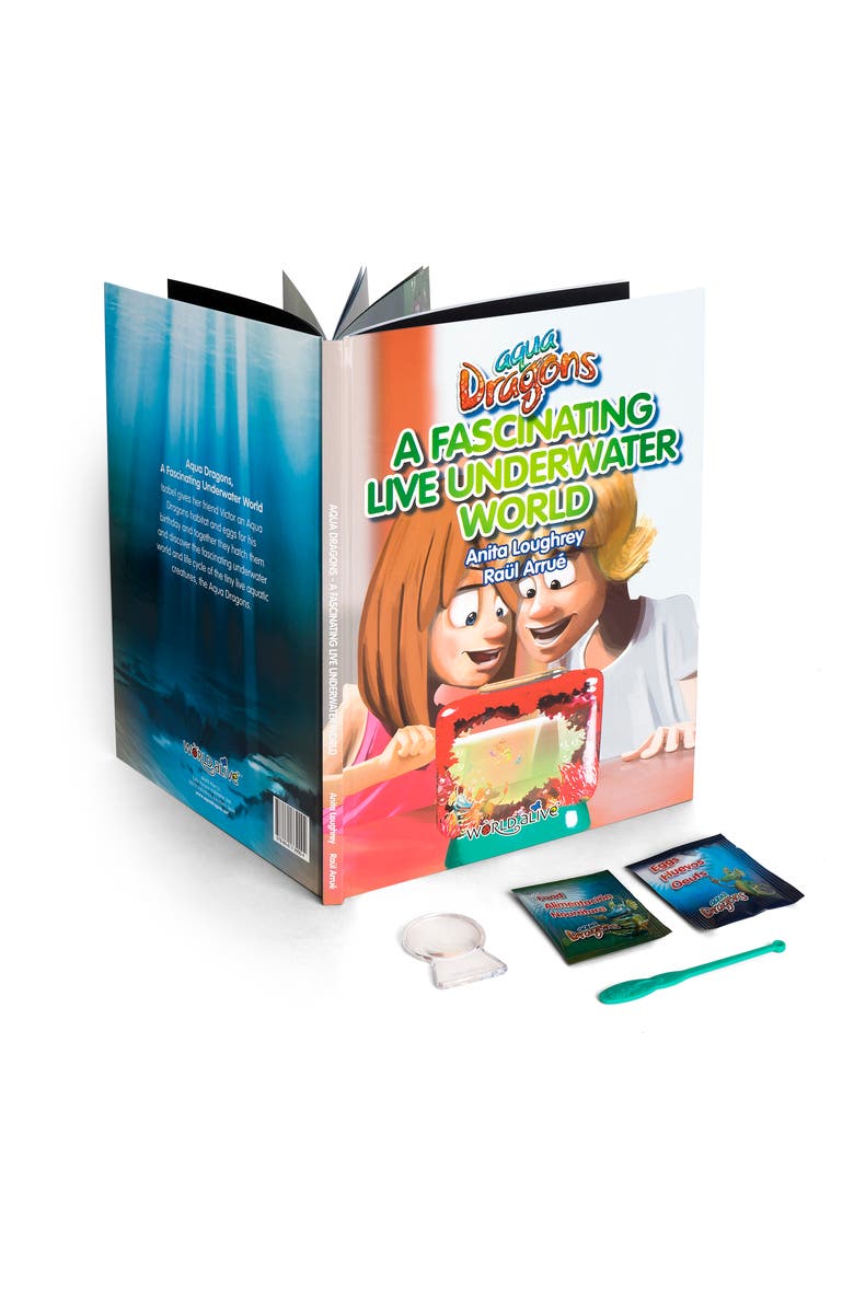 Aqua Dragons A Fascinating Live Underwater World Book Sticker Kit, Alternate, color, Multicolored