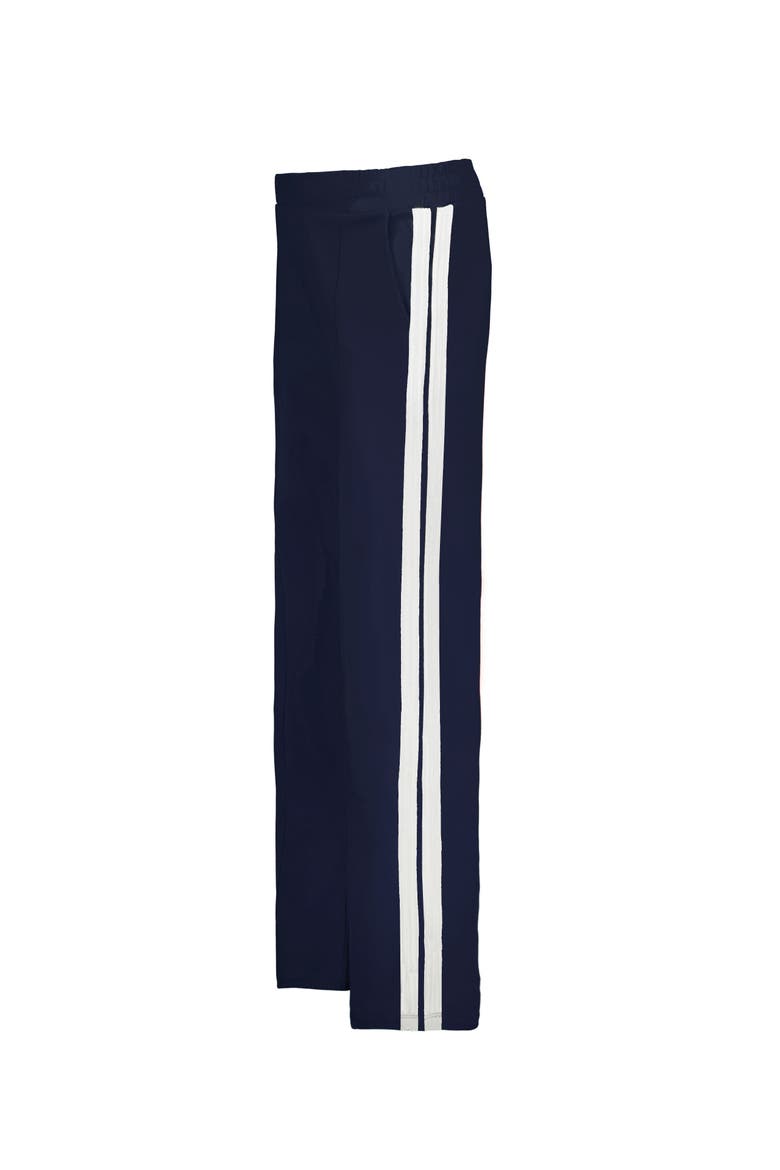 Tippi 2.0 Side-Stripe Trousers, Alternate, color, Classic Navy & Soft White