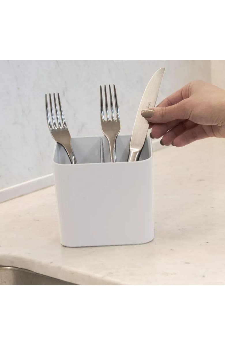 OU Durable Scratch Resistant Nonslip Utensil Holder with Removable Divider, Alternate, color, 