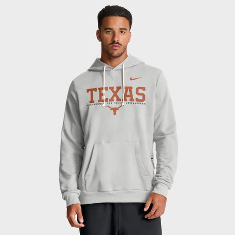 Men's Nike Gray Texas Longhorns 2025 Sideline Performance Pullover Hoodie