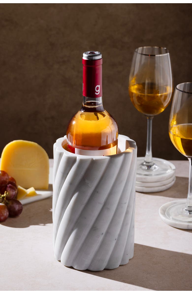 GAURI KOHLI Taraz Wine Cooler, Alternate, color, White