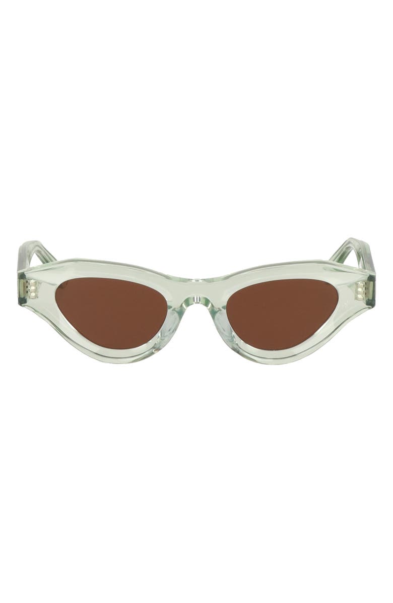 CULT GAIA X THIERRY LASRY Jaya 49mm Cat Eye Sunglasses, Main, color, Green