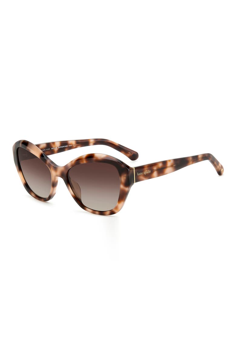 aglaia 54mm gradient cat eye sunglasses, Alternate, color, 01EZ-LA
