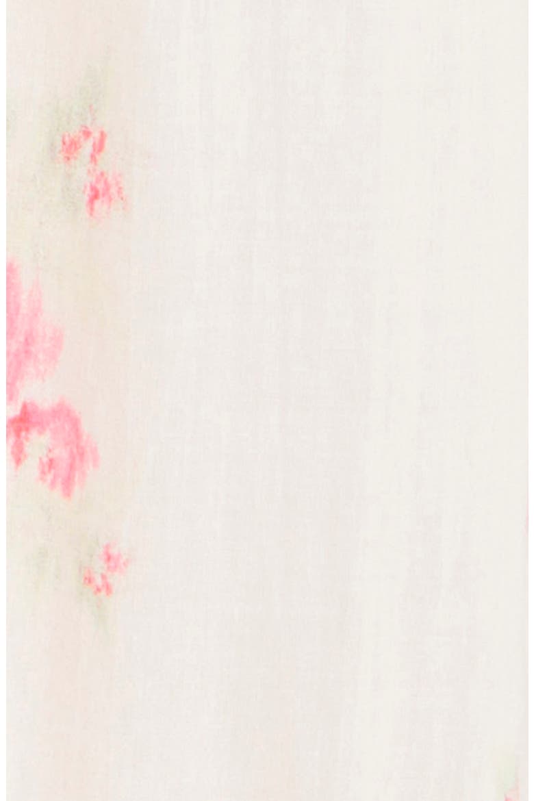 Chessie Floral Smocked Cotton Maxi Dress, Alternate, color, BERRY MOMENT