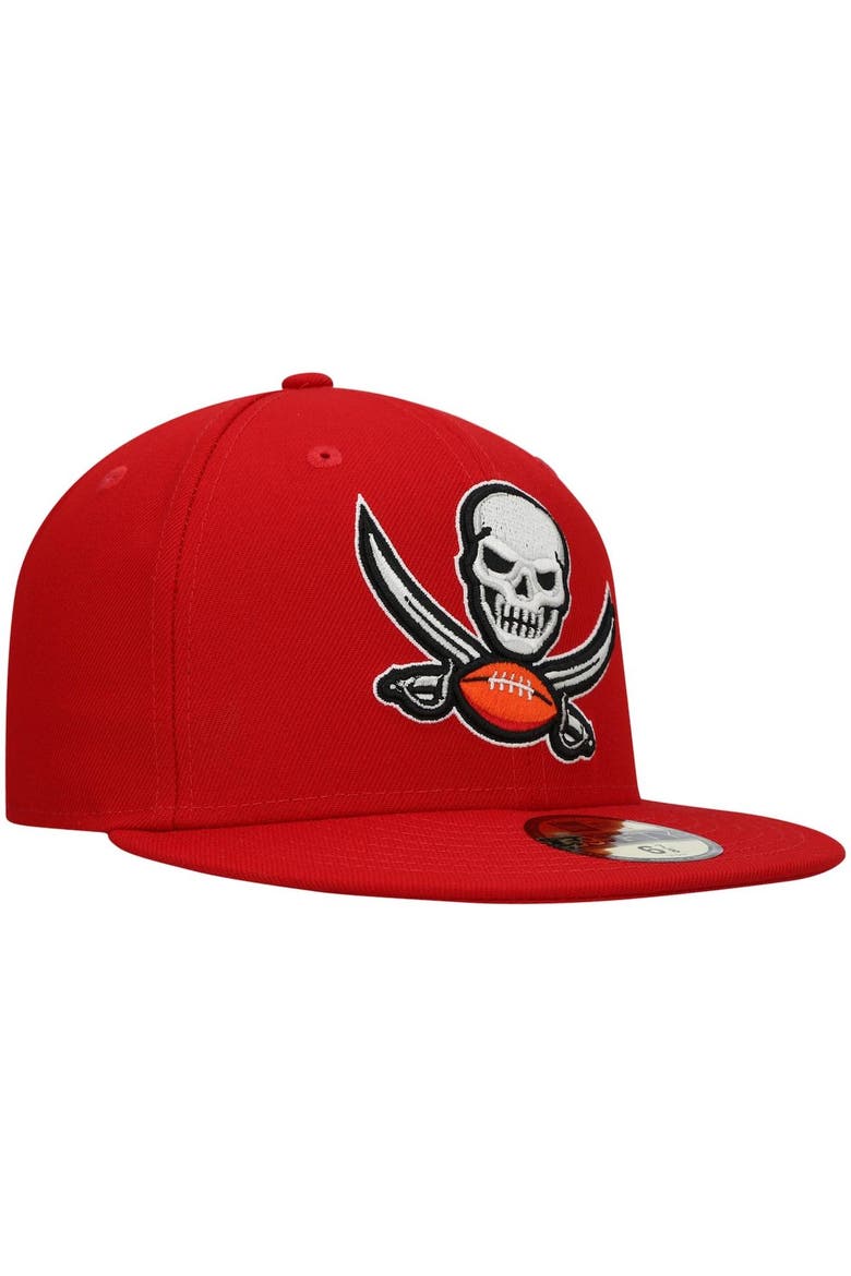 Men's New Era Red Tampa Bay Buccaneers Elemental 59FIFTY Fitted Hat, Alternate, color, Red
