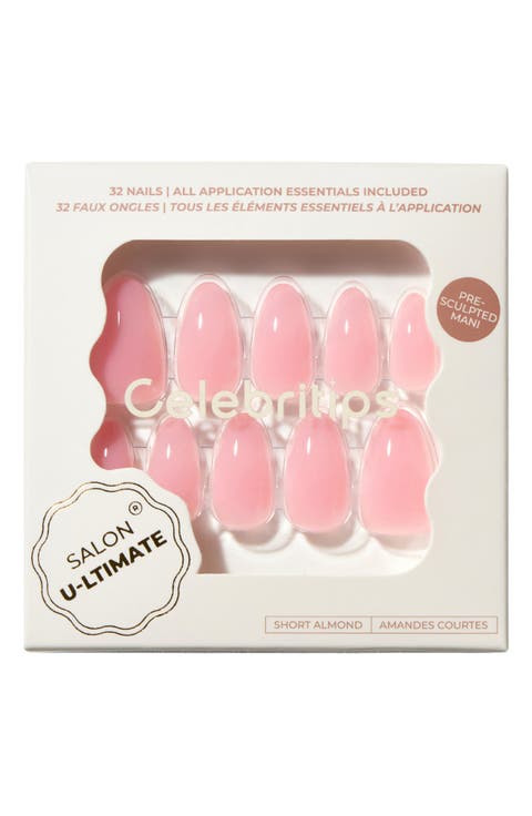 Salon Ultimate Guava Short Round Press-On Nails