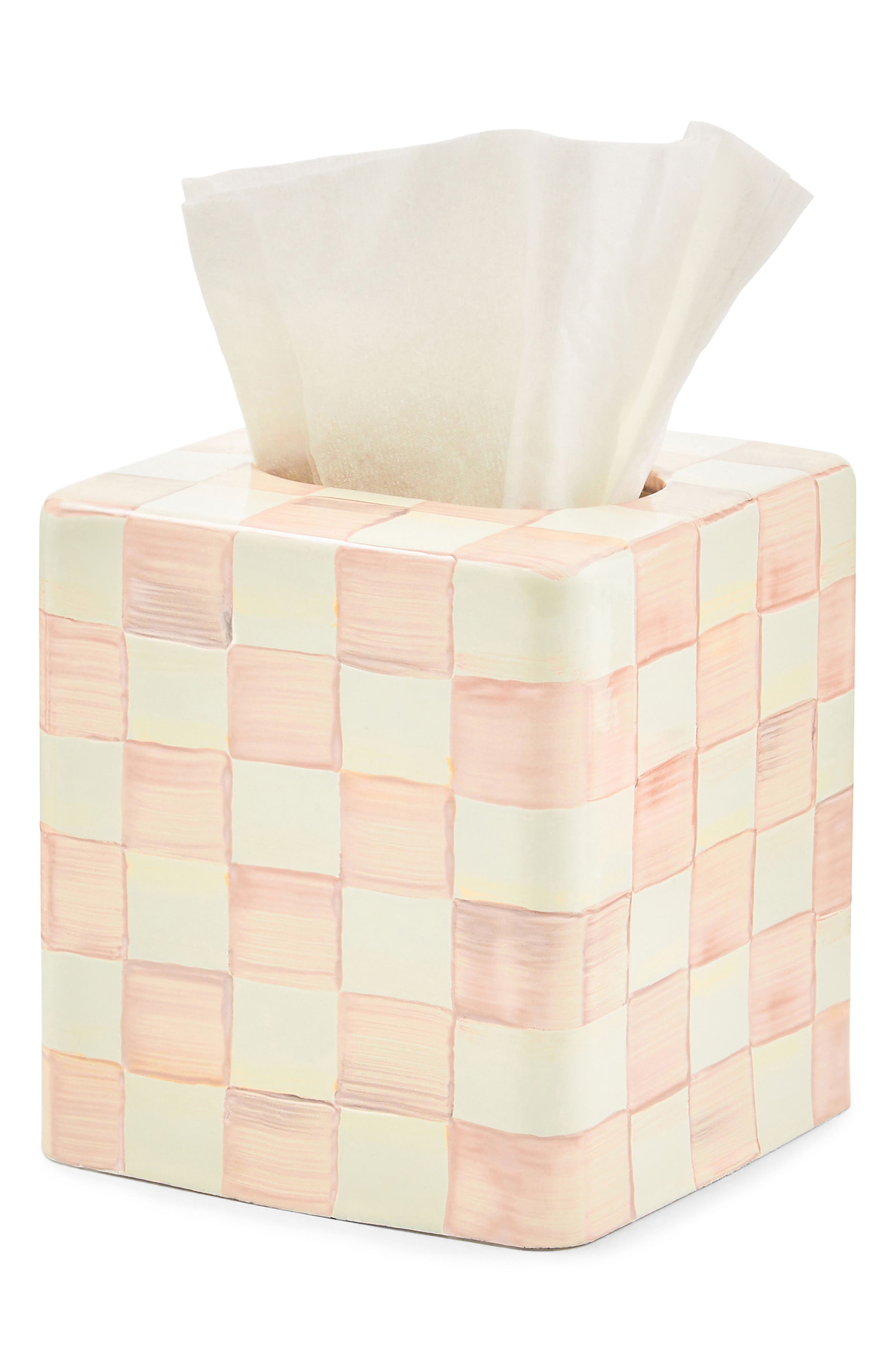 MACKENZIE CHILDS Courtly Check Boutique Tissue Box Cover | Nordstrom