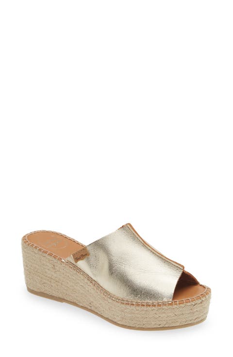 Ivonne Espadrille Platform Wedge Slide Sandal (Women)