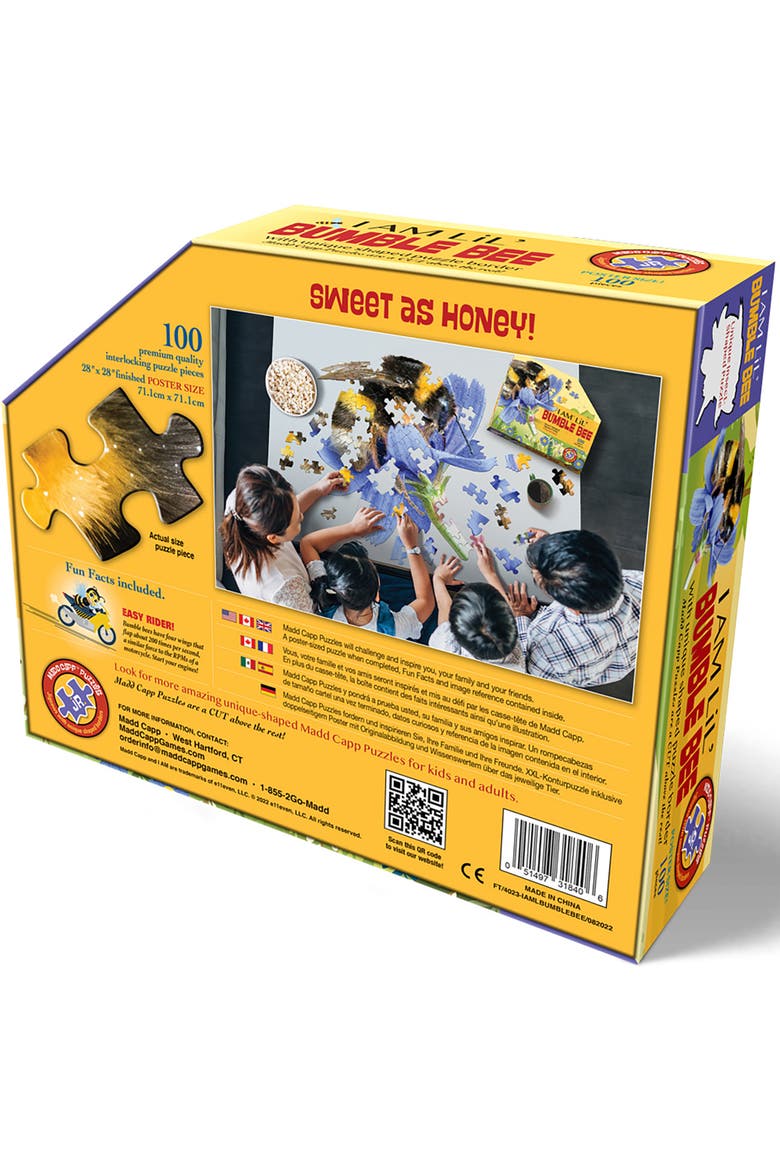 Lil Bumble Bee 100 Piece Jigsaw Puzzle, Alternate, color, Multicolored