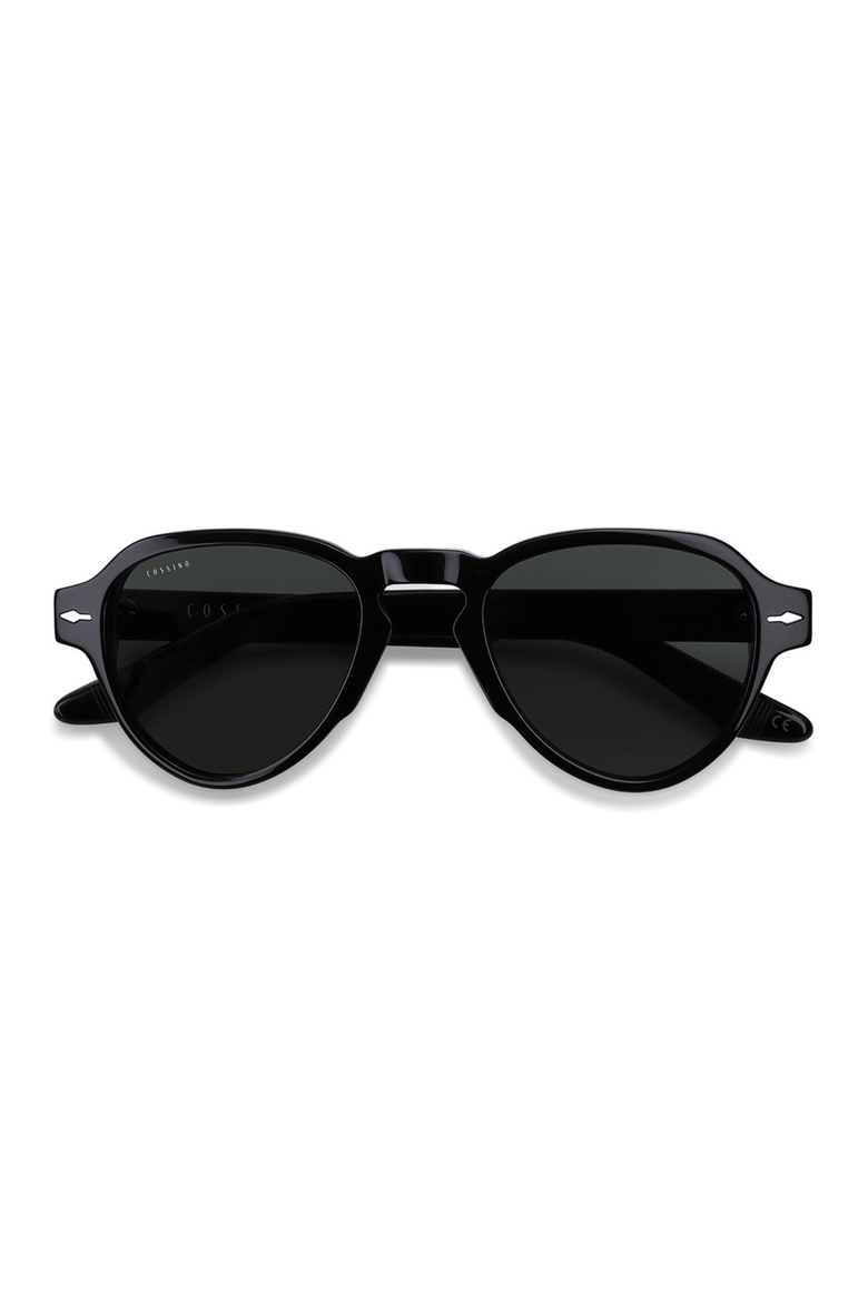 Soul 51mm Pilot Acetate Sunglasses, Alternate, color, Black