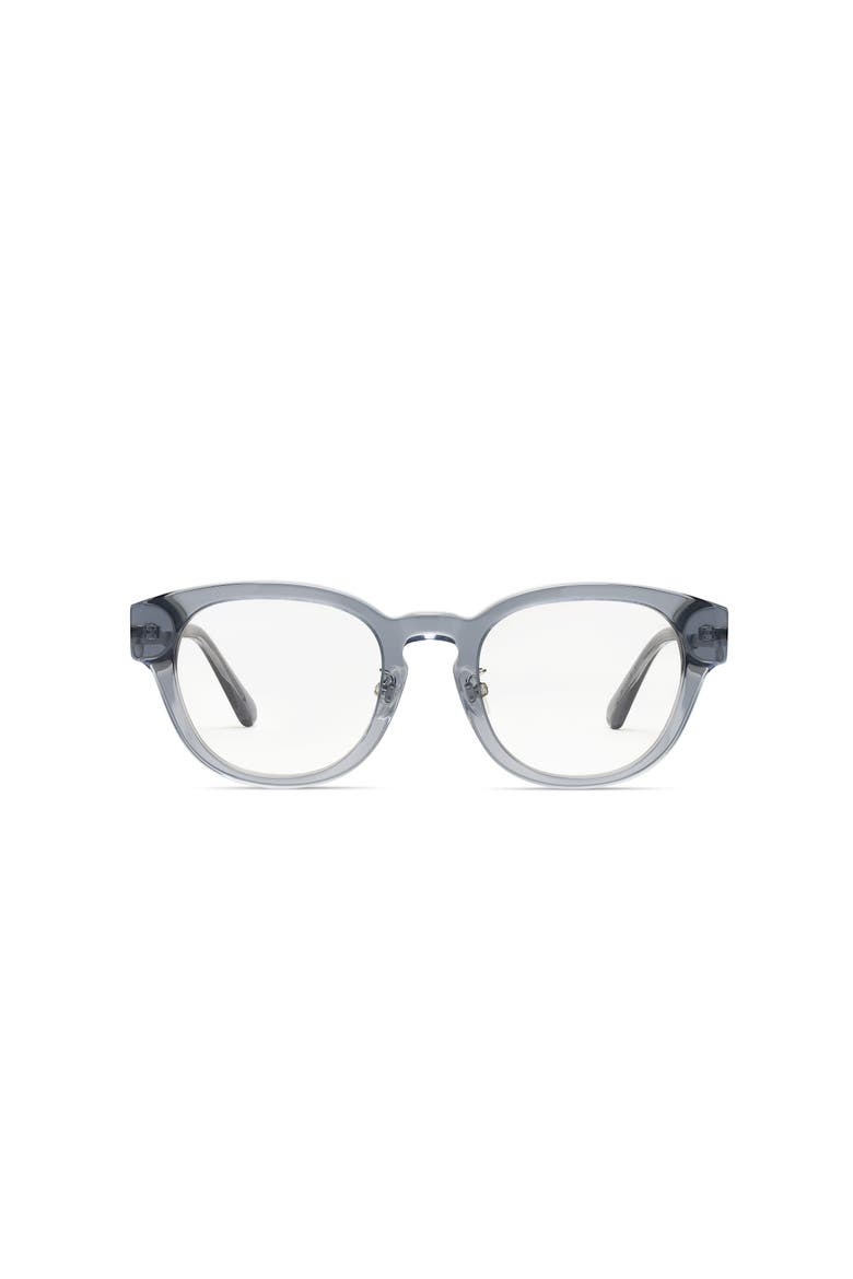 Norma Blue Light Blocking Glasses, Main, color, Transparent Grey with Silver