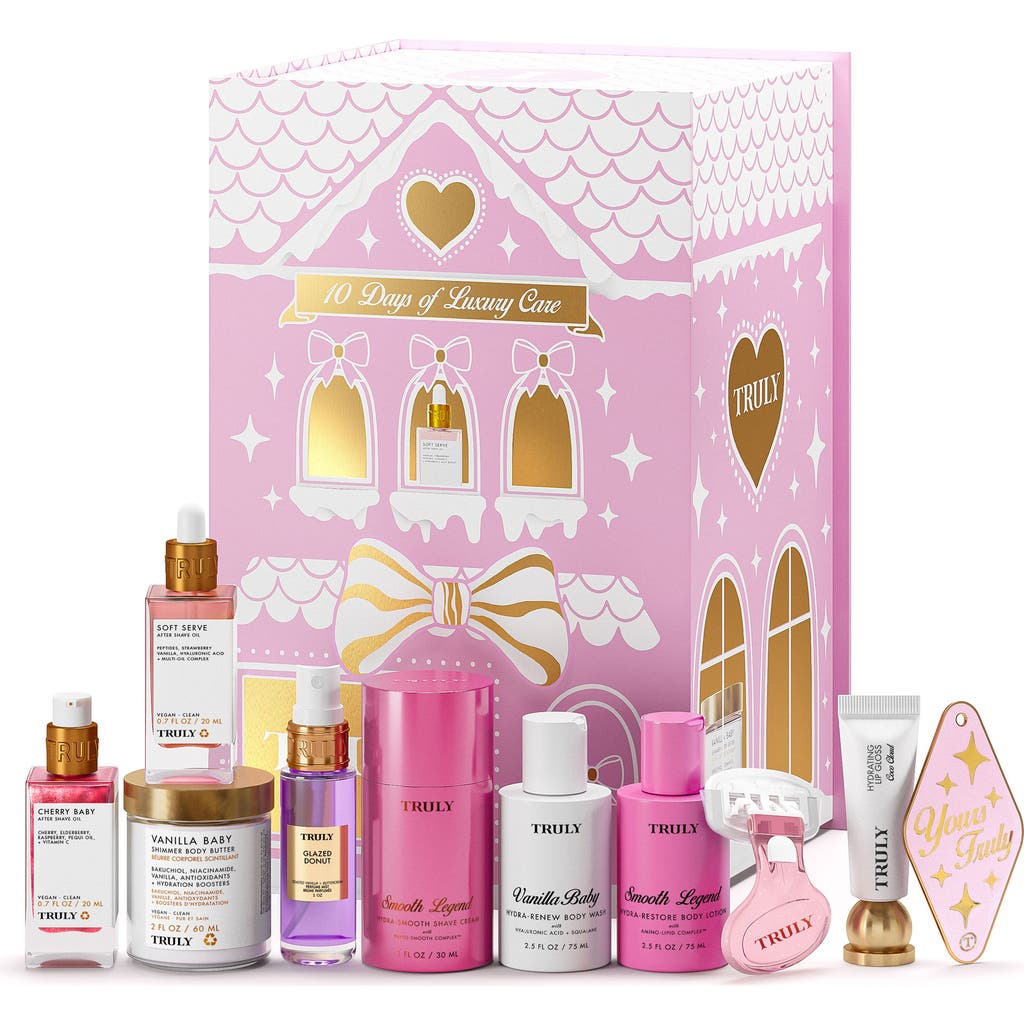 Truly Beauty 10 Days Of Luxury Advent Calendar Set In Multi