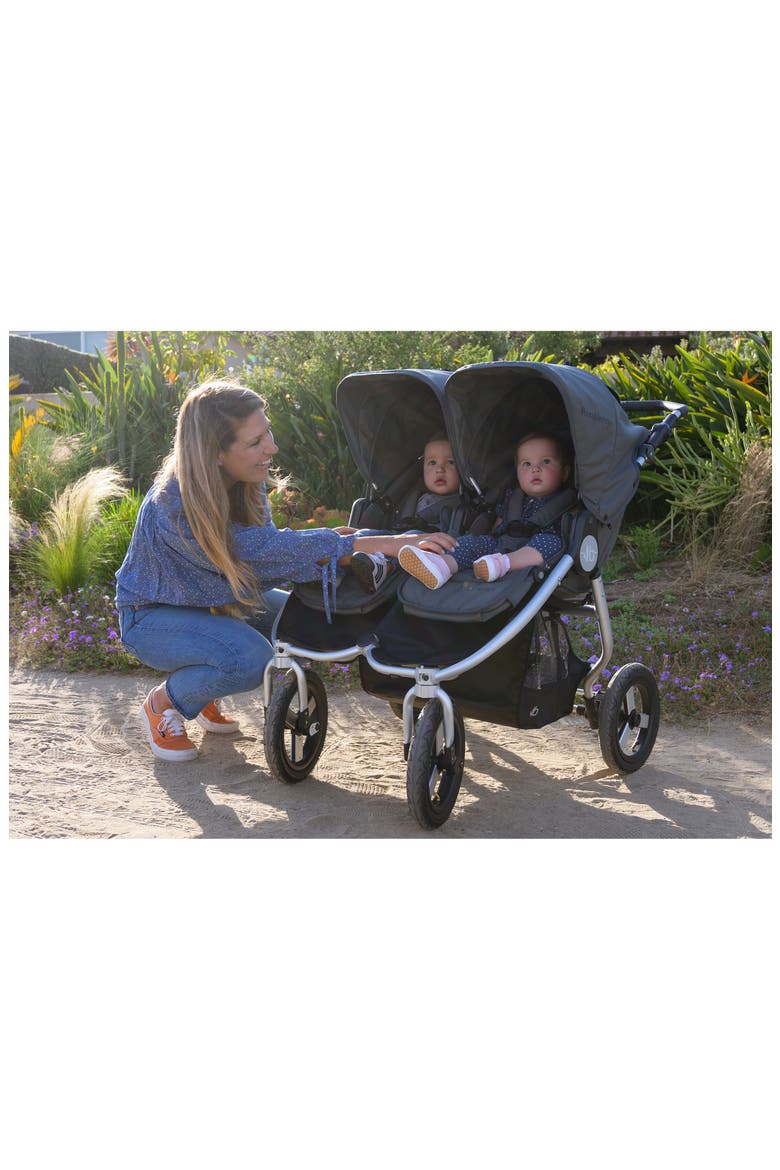 Indie Twin Double Stroller, Alternate, color, DAWN GREY
