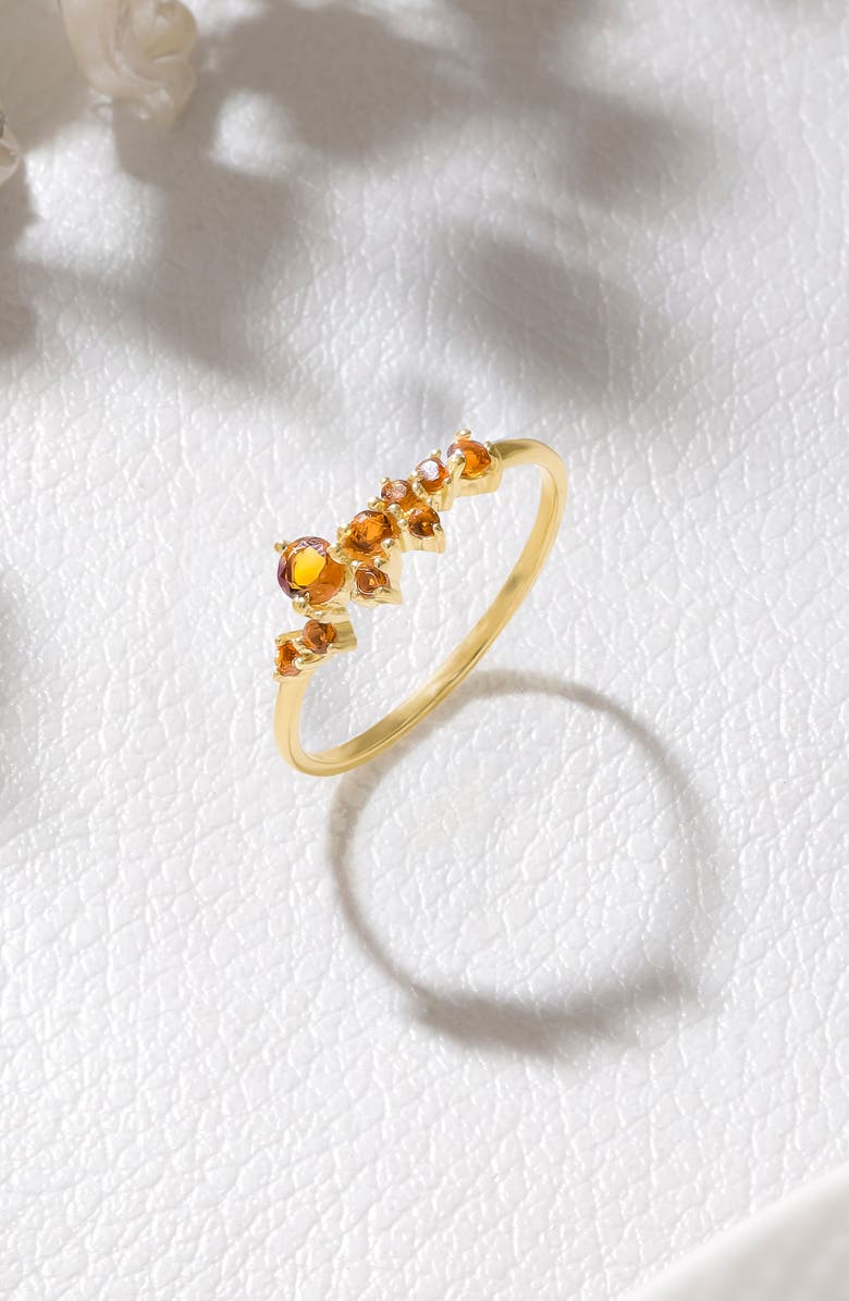 YS GEMS Citrine Stacking Ring, Alternate, color, Orange