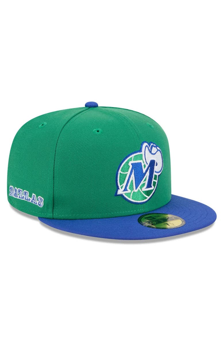 New Era Men's New Era Green/Blue Dallas Mavericks 2025/26 Classic Edition Jersey Hook 59FIFTY Fitted Hat, Alternate, color, Green
