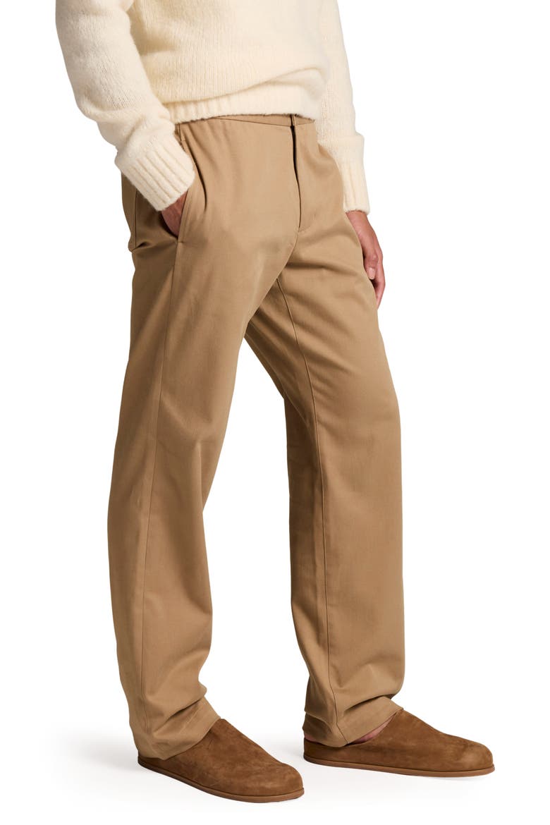 Louie Soft Cotton Trousers, Alternate, color, SLATE KHAKI