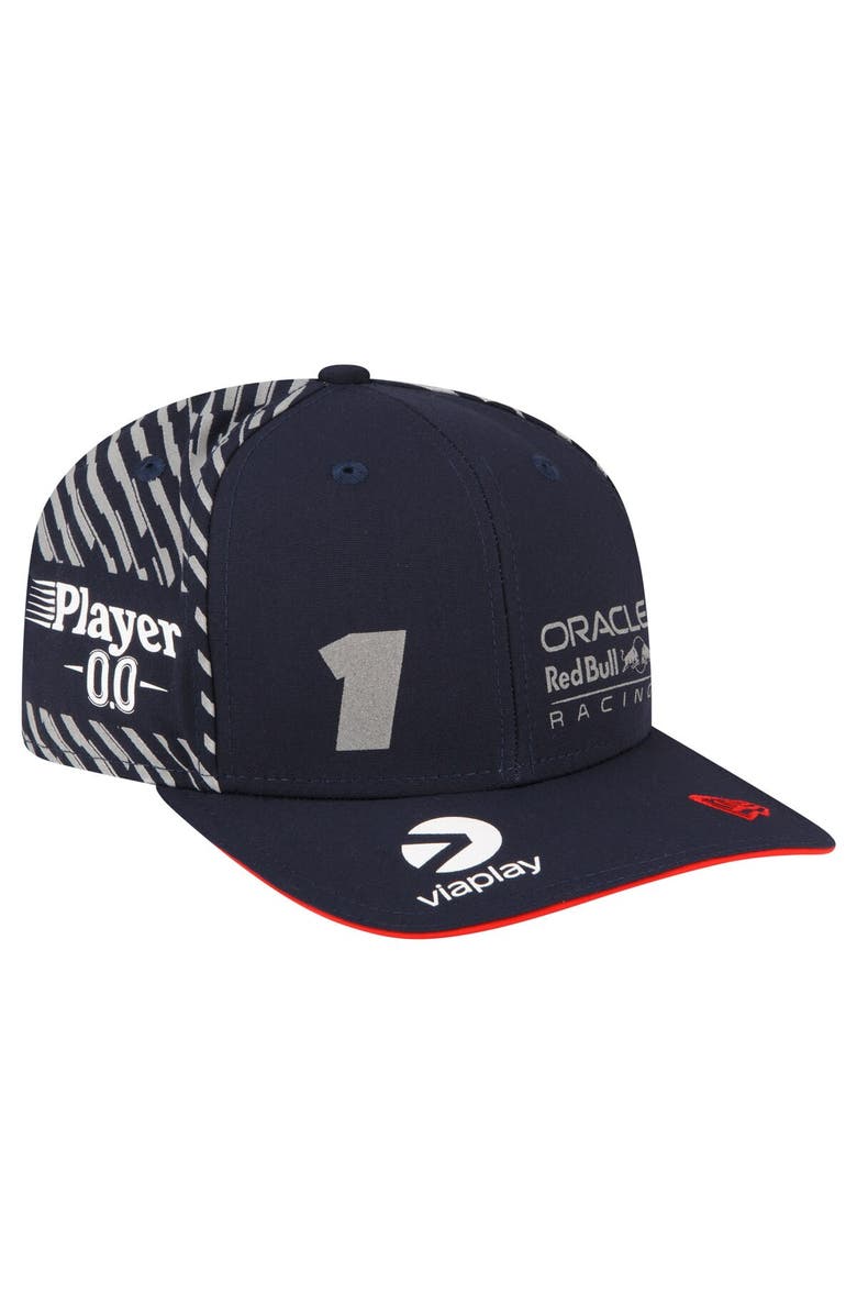 New Era Men's New Era Max Verstappen Navy Red Bull Racing Driver 9FIFTY Snapback Hat, Alternate, color, 
