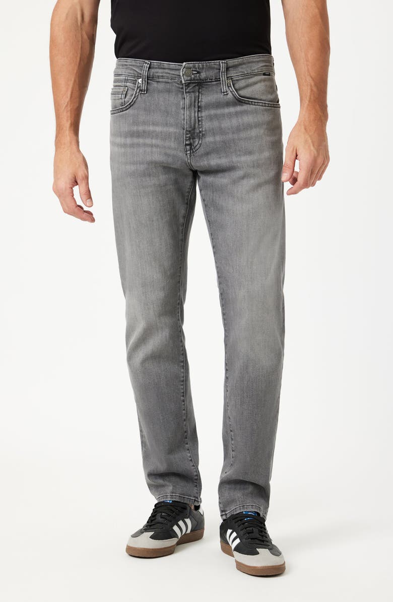 Mavi Jeans Zach Straight Leg Jeans, Main, color, Smoke Austin