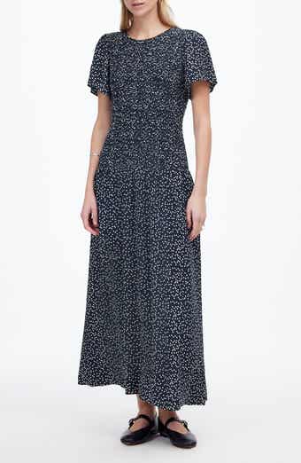 Madewell Smocked Midi Dress