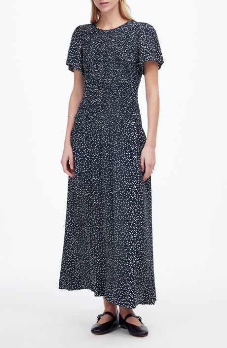 Madewell Smocked Midi Dress