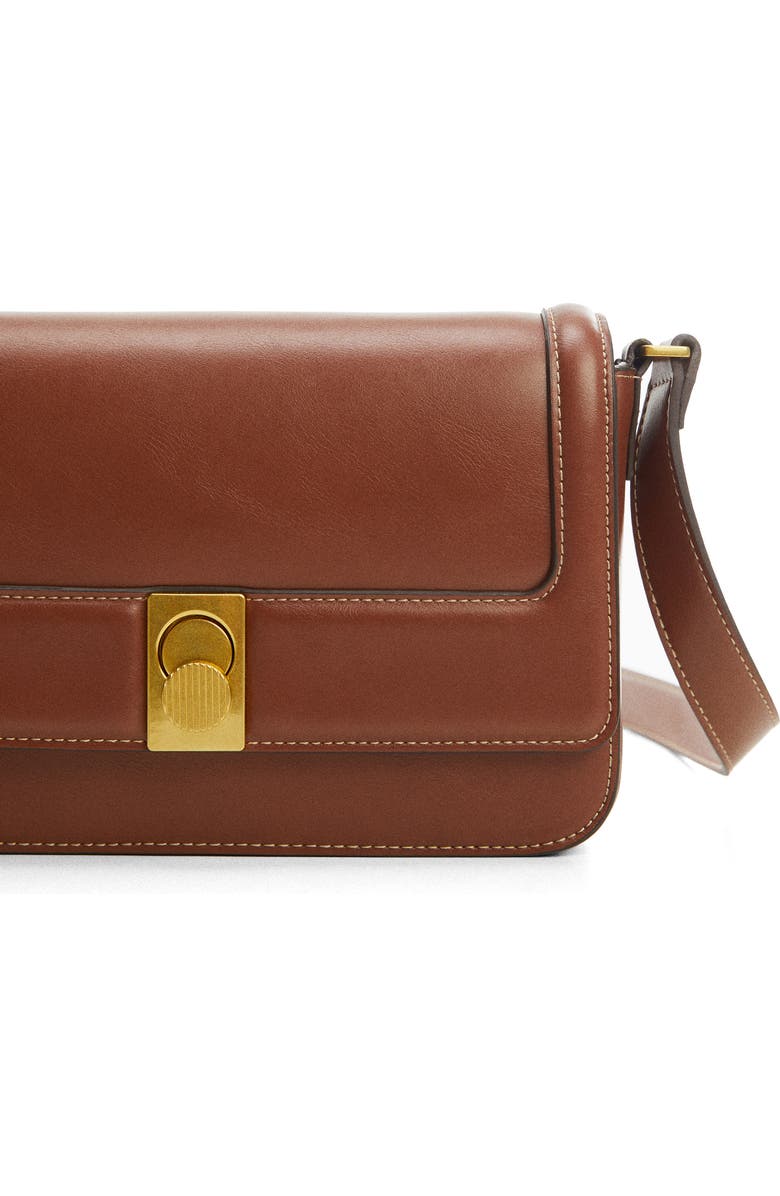 MANGO Faux Leather Crossbody Bag, Alternate, color,