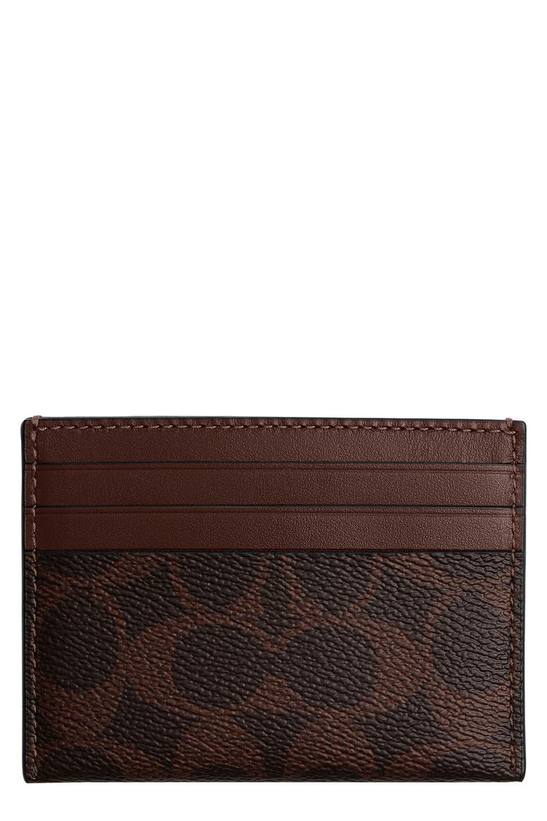 Signature Card Case, Main, color, MAPLE