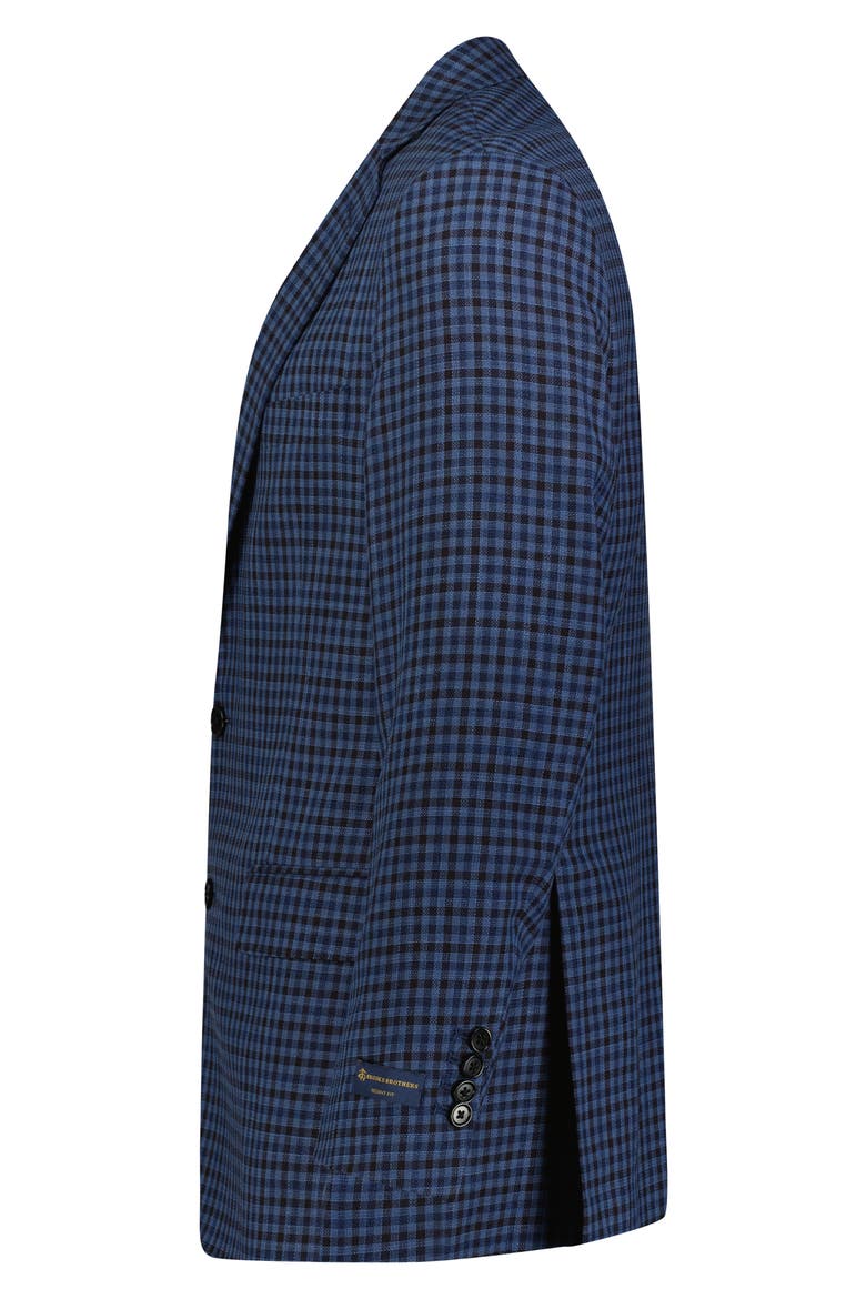 Hopsack Regent Fit Wool Sport Coat, Alternate, color, NVYMULTIGINGHAM