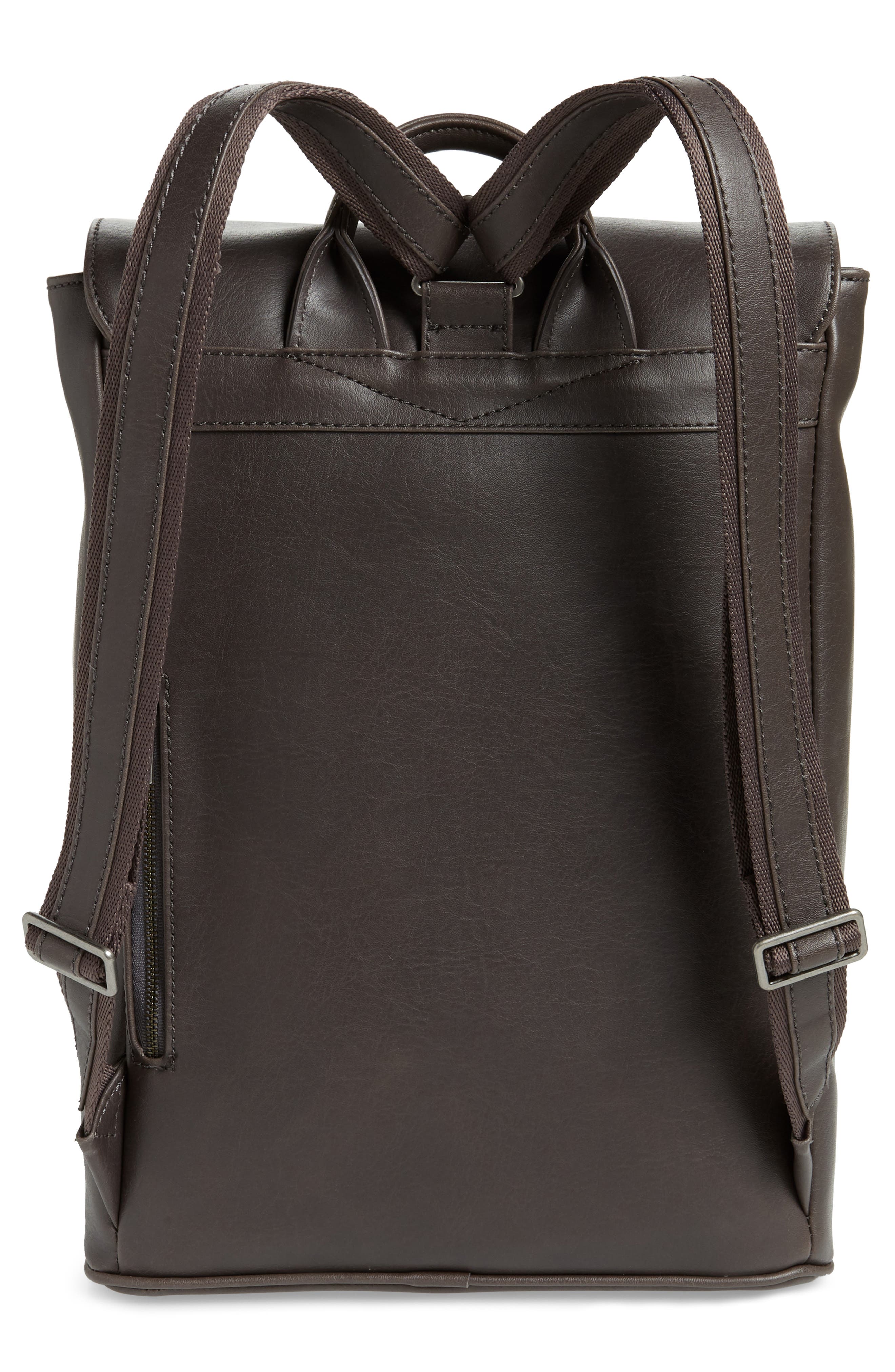 Matt & Nat 'Fabi' Faux Leather Laptop Backpack, Alternate, color, 