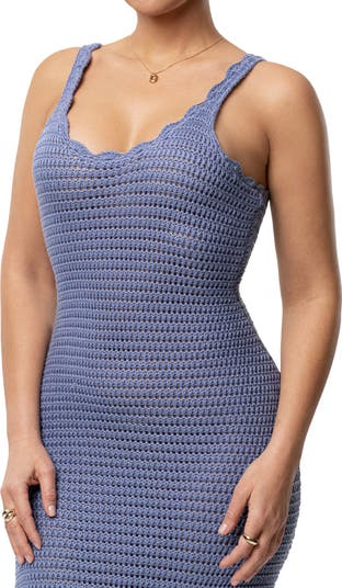 Halo Open Stitch Sleeveless Dress