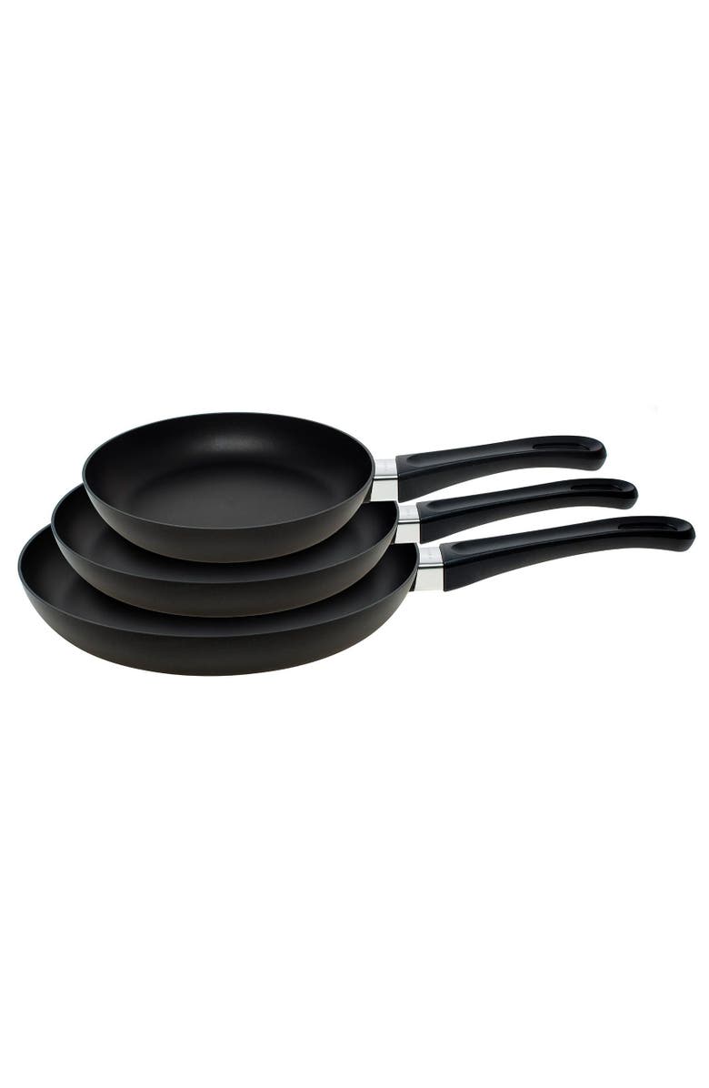 Scanpan Classic 3-Piece Skillet Set, Alternate, color, Black