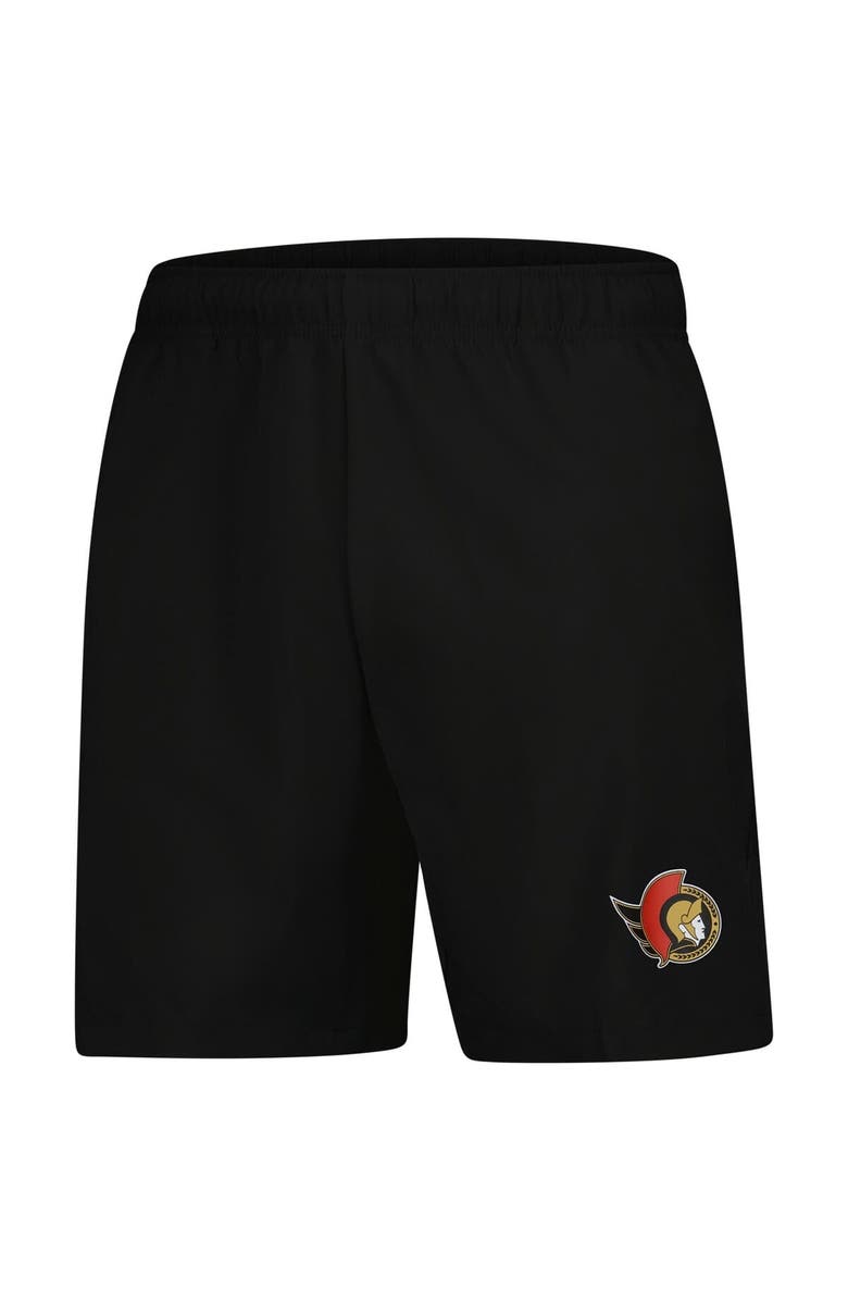 FANATICS Men's Fanatics  Black Ottawa Senators Tech Training Shorts, Alternate, color, Black