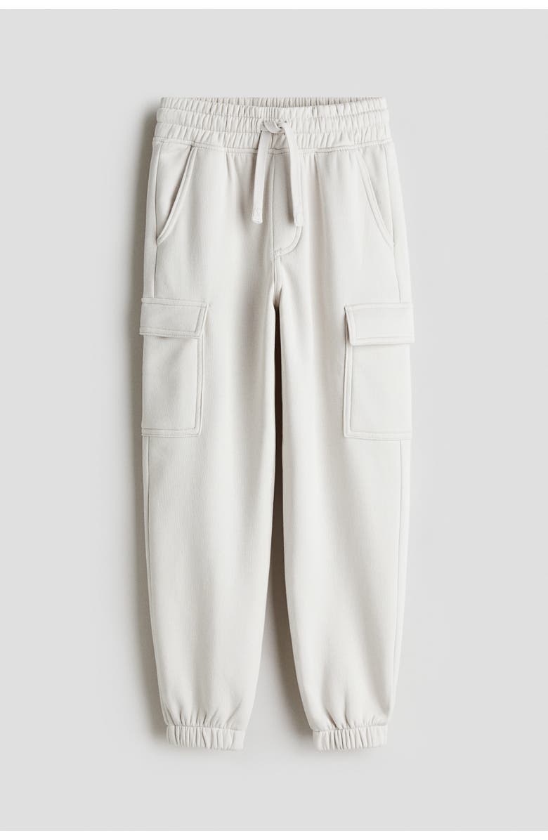 H&M Cargo joggers, Main, color, Light Gray