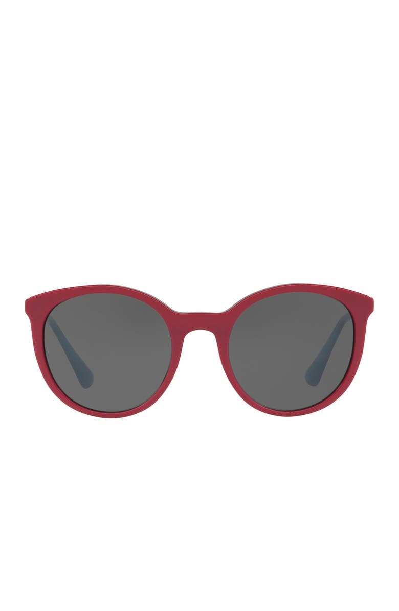Prada 53mm Phantos Sunglasses, Alternate, color, Bordeaux