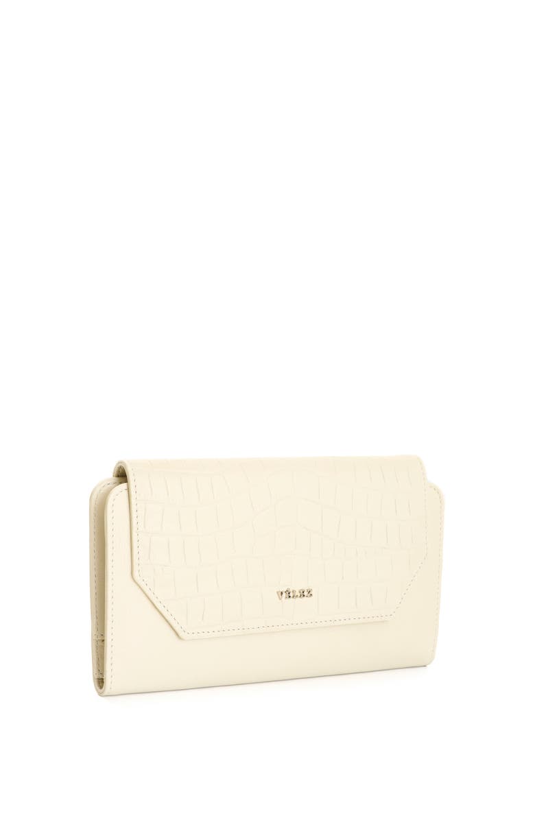 Velez Leather Bifold Large Wallet, Alternate, color, White