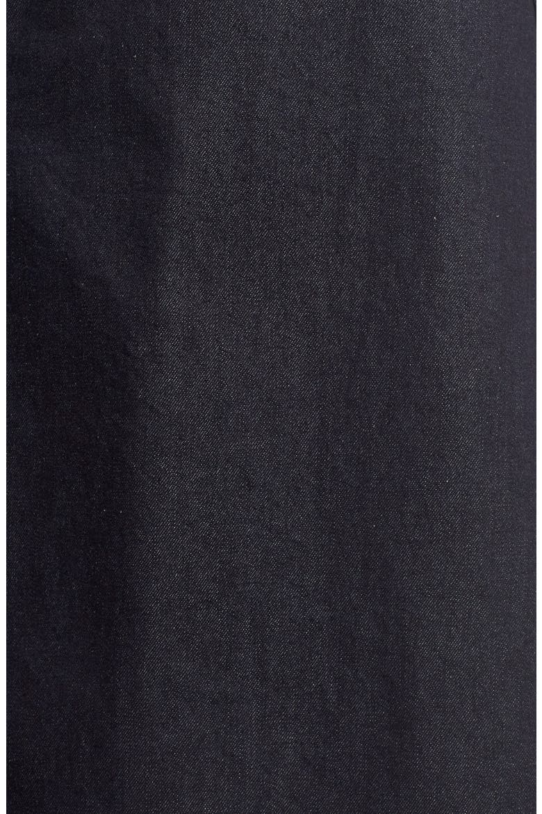 Olivia Palermo + Chelsea28 Retro Denim Skirt, Alternate, color, DARK INDIGO RINSE