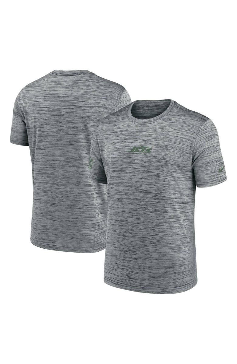 Nike Men's Nike Gray New York Jets Sideline Velocity Performance T-Shirt, Main, color, Gray
