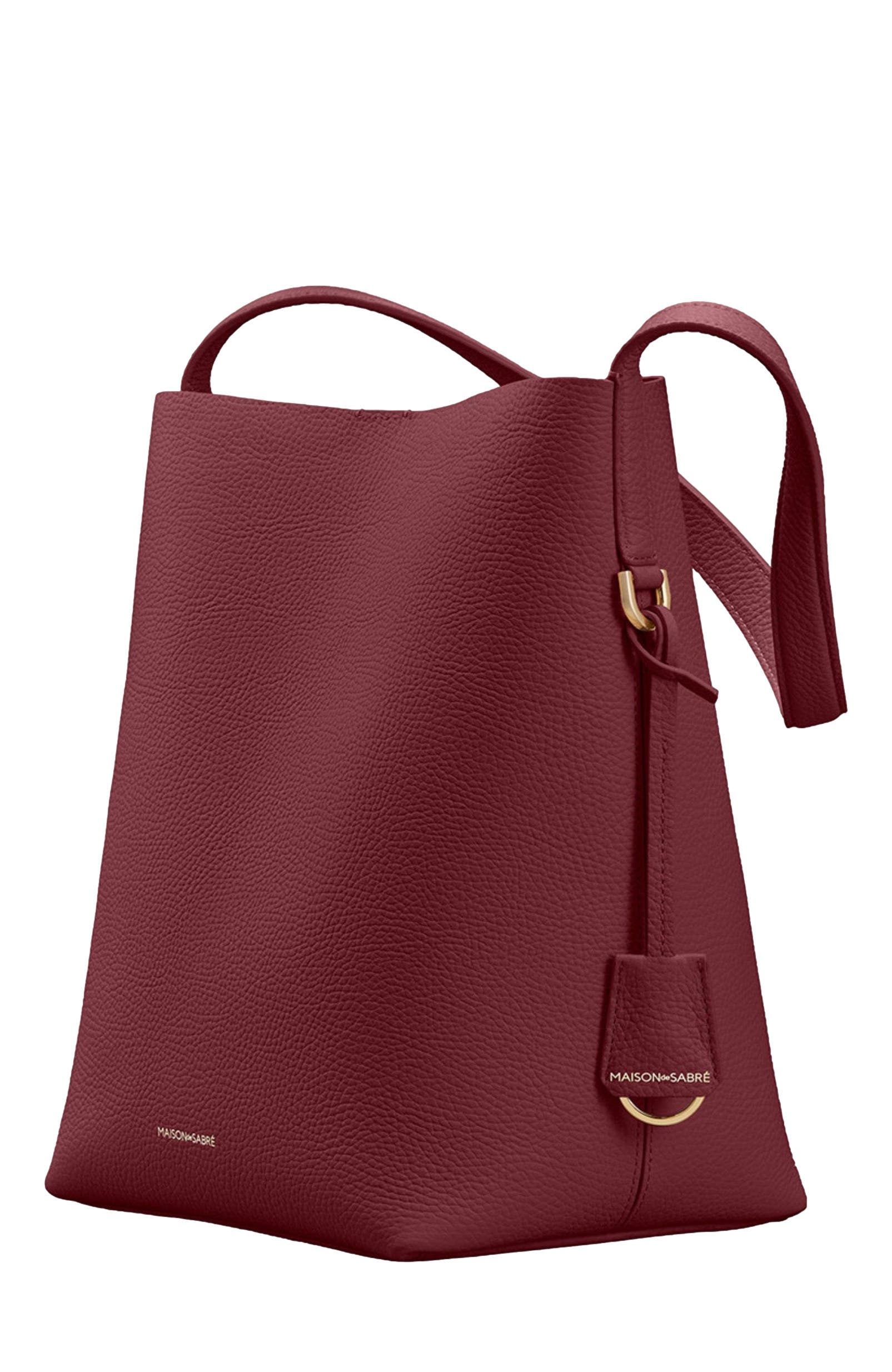 The Bucket Soft Tote, Alternate, color, Plum Nude