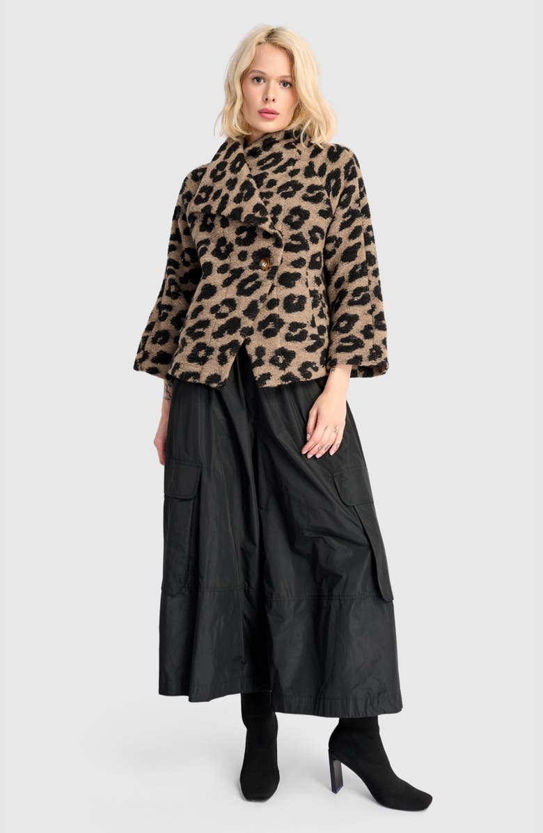 Alembika Wildcard Cozy Jacket, Alternate, color, Leopard