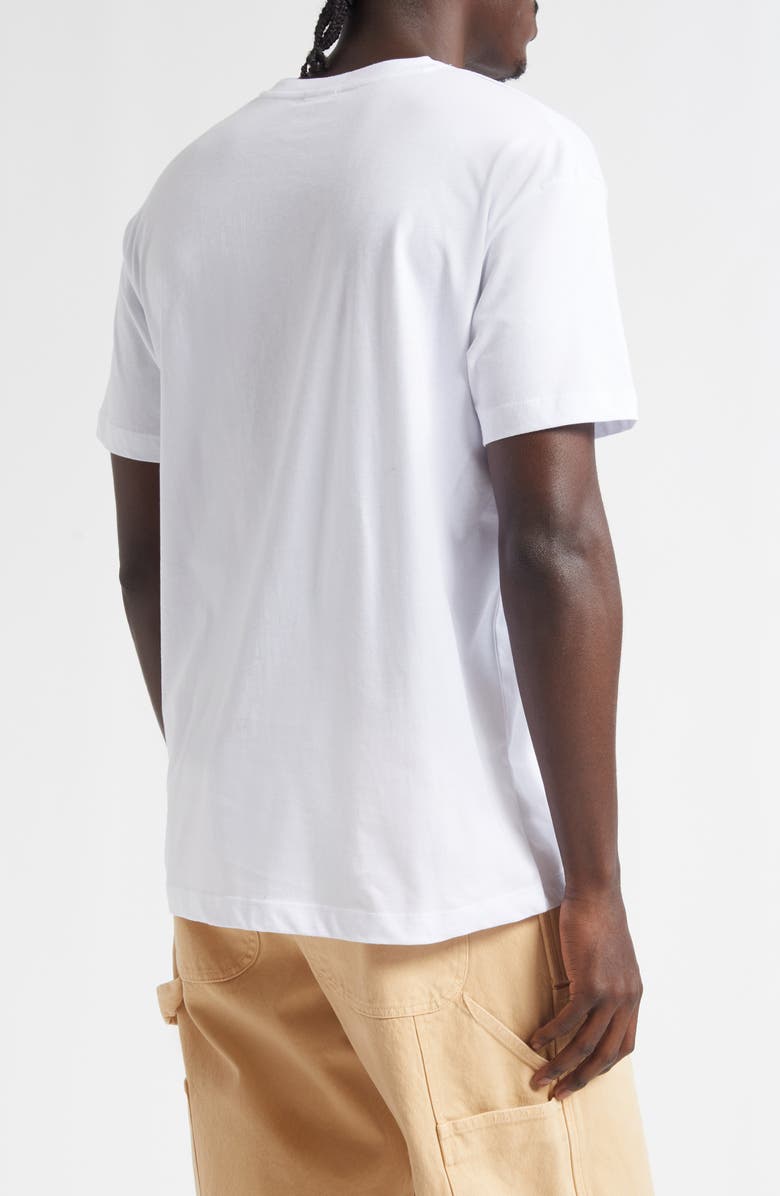 Sky High Farm Workwear Gender Inclusive Sheep Regenerative Cotton Graphic T-Shirt, Alternate, color, White