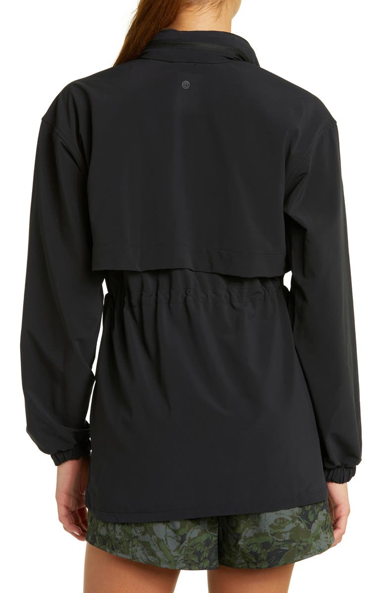 Zella Getaway Hooded Utility Jacket, Alternate, color, 