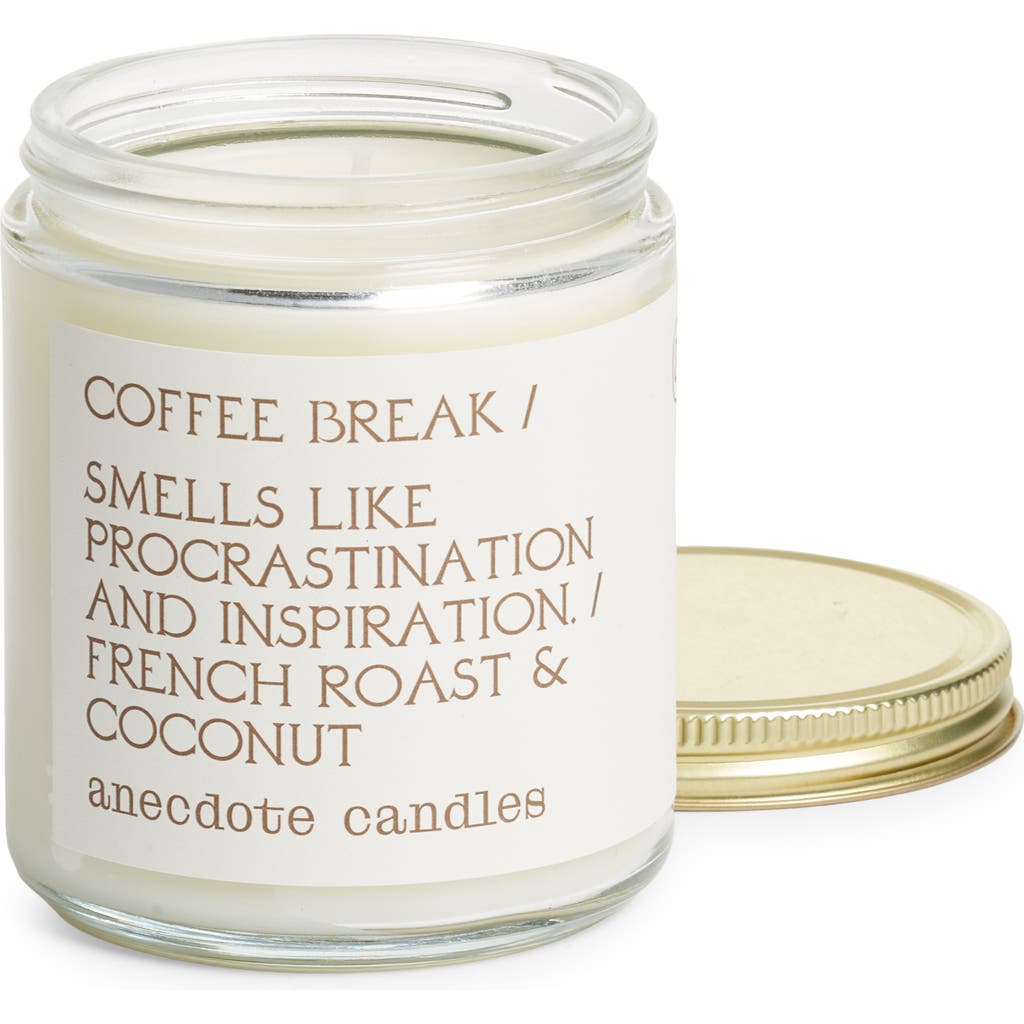 Anecdote Candles Coffee Break Candle In White