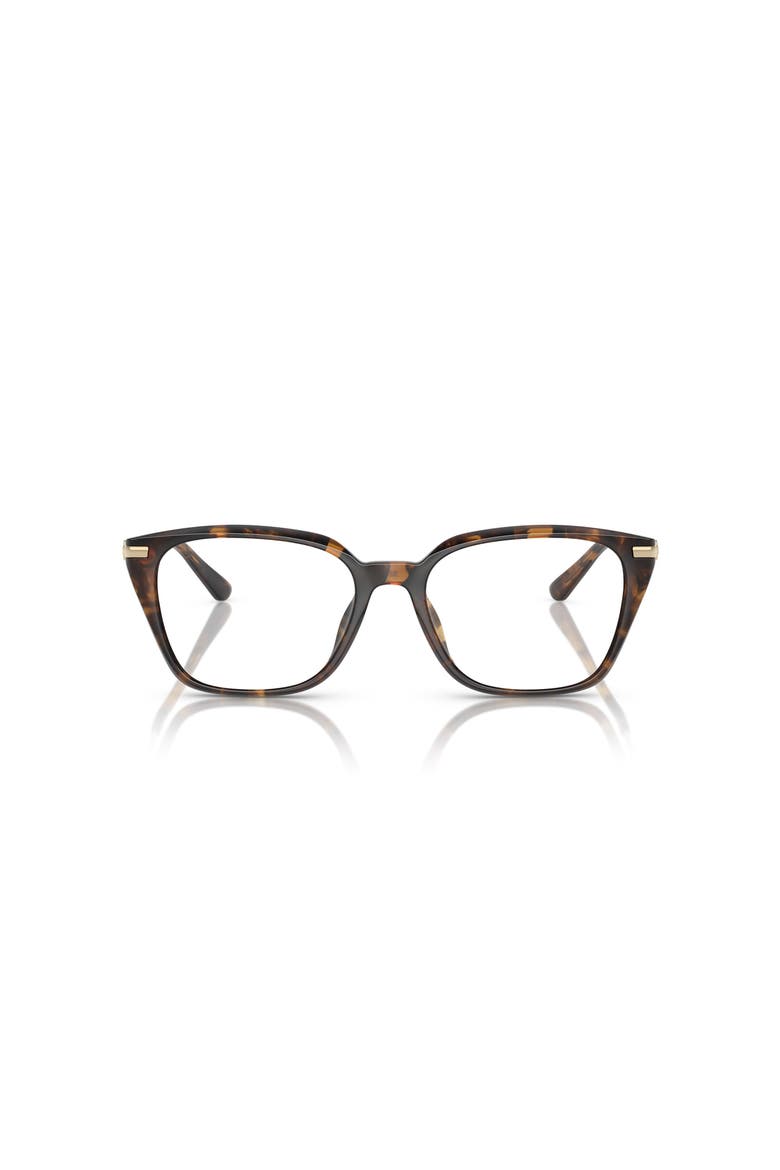 54mm Rectangle optical glasses, Alternate, color, Tortoise