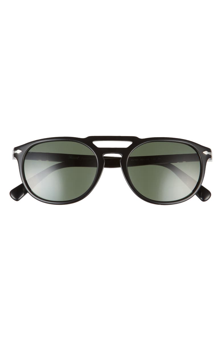 Persol 52mm Rectangular Sunglasses, Main, color,
