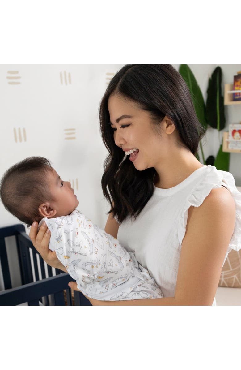 HALO Harry Potter 100% Cotton 1.5 TOG Sleepsack Swaddle, 3-Way Adjustable Wearable Blanket, Alternate, color, Harry Potter Messenger