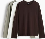 H&M 3-Pack Regular Fit Jersey Shirts