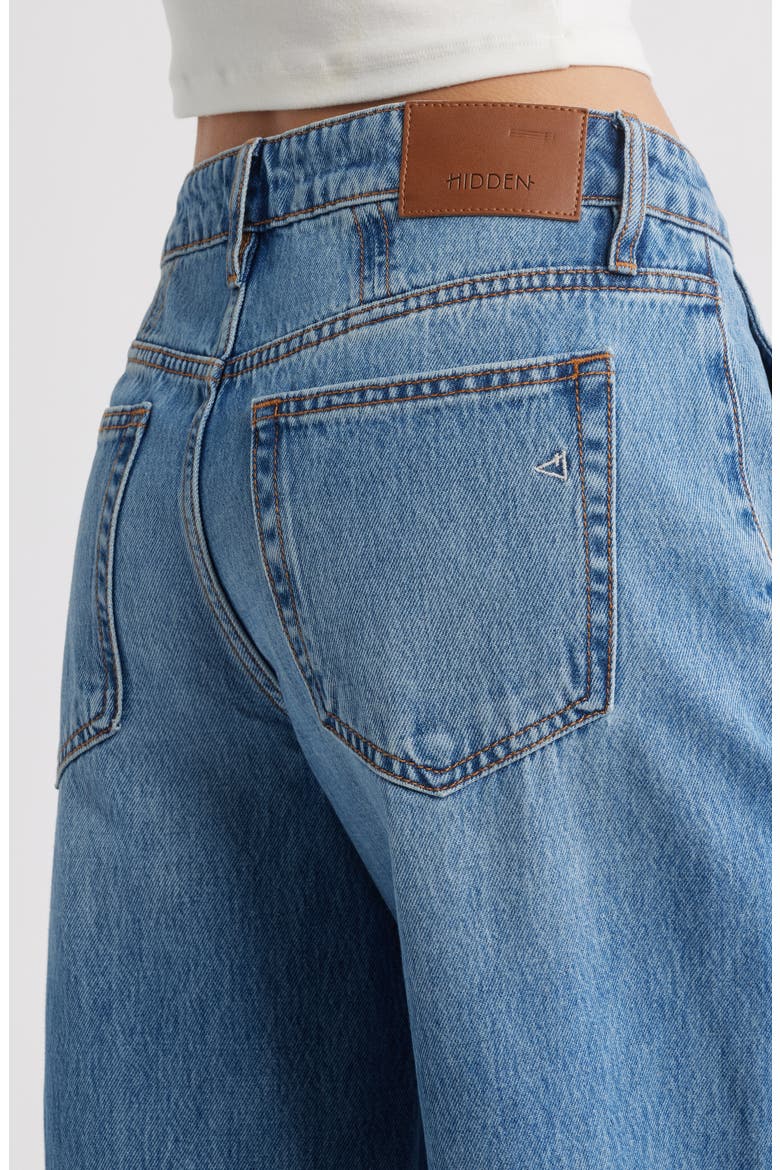 Low Rise Baggy Wide Leg Jeans, Alternate, color, MED.WASH